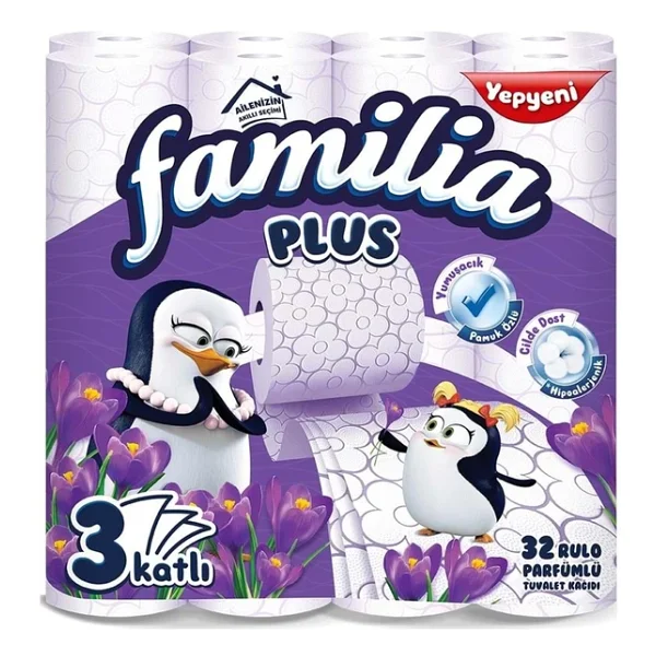 Familia 4 Adet Tuvalet Kağıdı 32'li Parfümlü 3 Katlı - Görsel 6