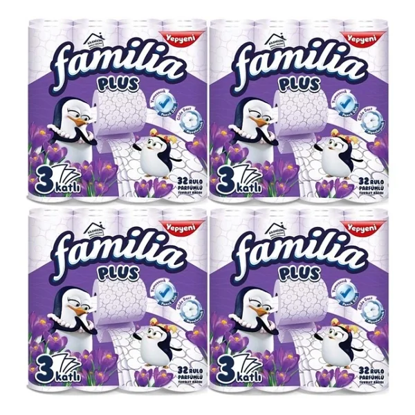 Familia 4 Adet Tuvalet Kağıdı 32'li Parfümlü 3 Katlı - Görsel 5