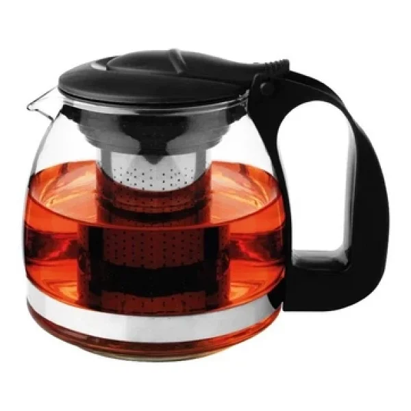 Perotti 700 Ml Isıya Dayanıklı Cam Süzgeçli Bitki Demliği - Görsel 3