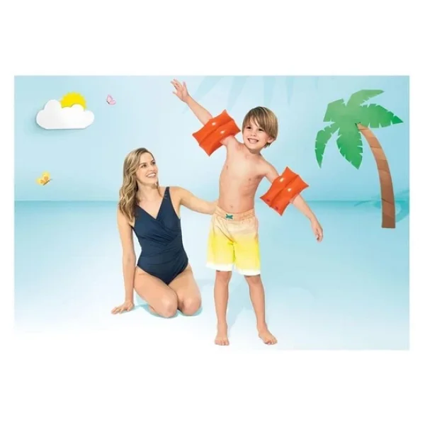 Intex 59642 25x17 Cm Çift Boğumlu Turuncu Çocuk Deniz Kolluğu - Görsel 7