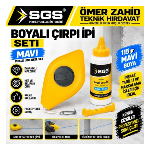 Sgs Boyalı Çırpı Ipi Mavi - Görsel 3
