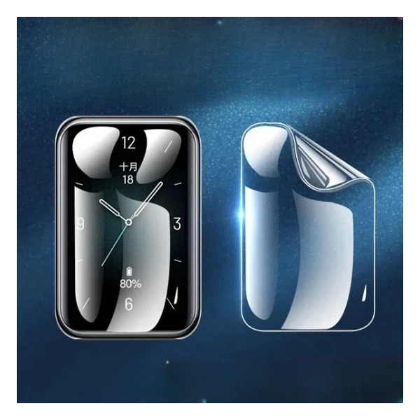 Xiaomi Smart Band 9 Pro Uyumlu 3 Adet Şeffaf Ultra Koruyucu Nano Jelatin - Görsel 10