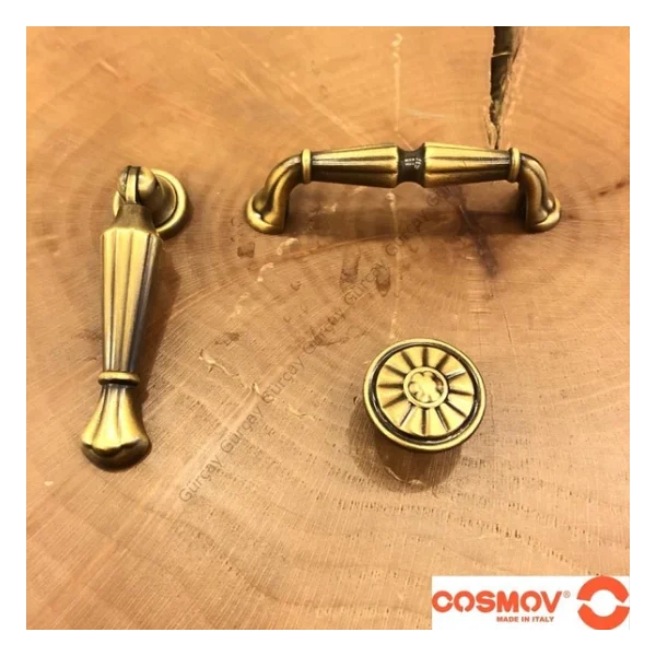 Cosmow Italy Antik Mobilya Kulpu 1039 - Görsel 3