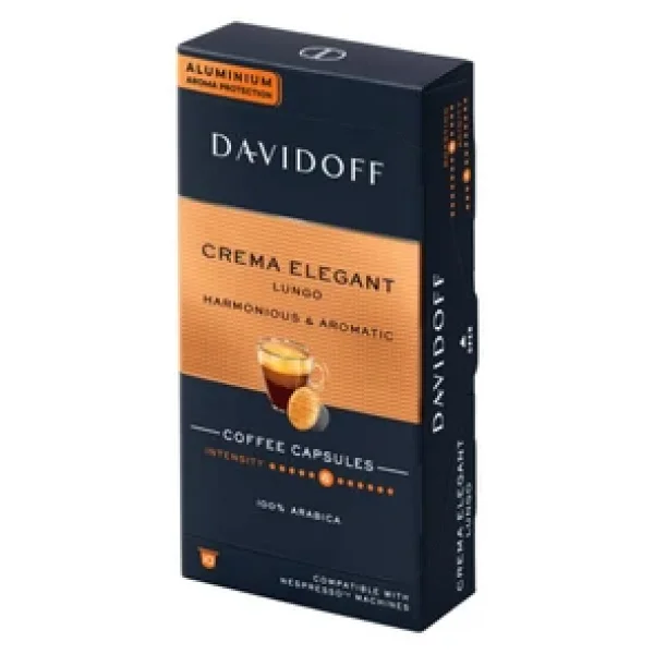 Davidoff Crema Elegant Lungo Harmonious Ve Aromatic Kapsül Kahve 10'lu - Görsel 6