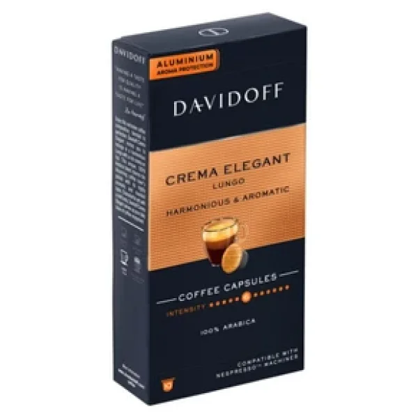 Davidoff Crema Elegant Lungo Harmonious Ve Aromatic Kapsül Kahve 10'lu - Görsel 5