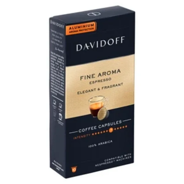 Davidoff Fine Aroma Espresso Elegant Ve Fragrant Kapsül Kahve 10'lu - Görsel 4