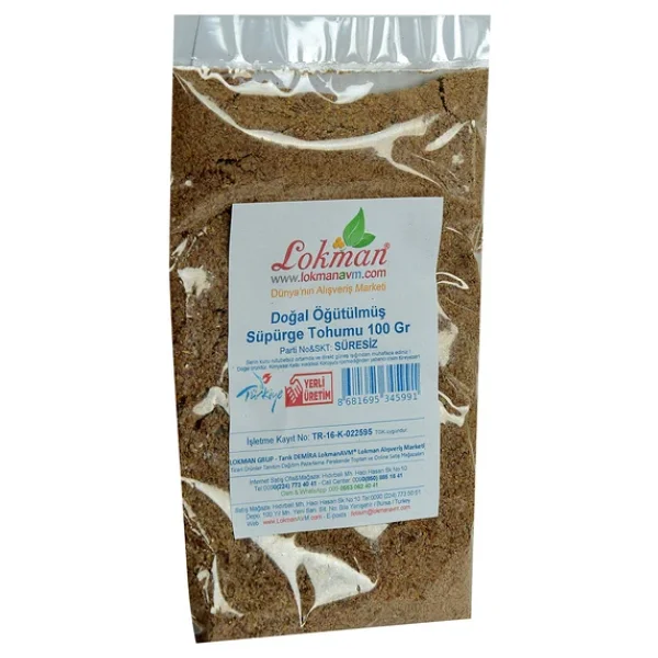Lokmanavm Öğütülmüş Süpürge Tohumu 100 Gr - Görsel 4