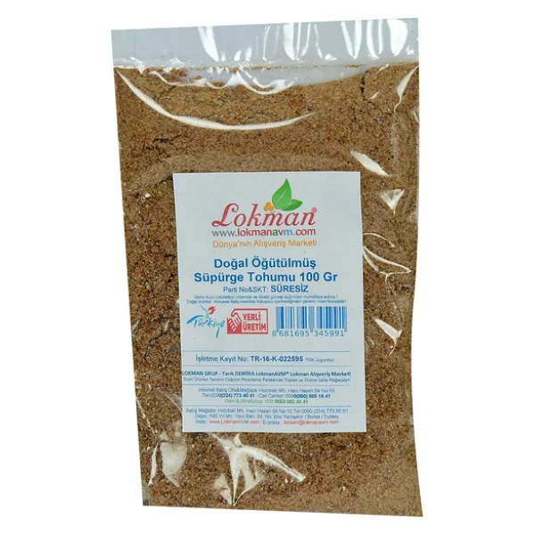 Lokmanavm Öğütülmüş Süpürge Tohumu 100 Gr - Görsel 2