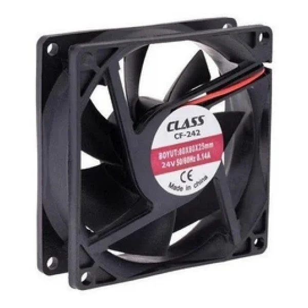 Class Cf-242 80x80x25mm Dc 24volt Fan - 1adet - Görsel 3