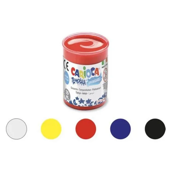 Carioca Yıkanabilir Parmak Boyası 25 Ml 6'lı - Görsel 4