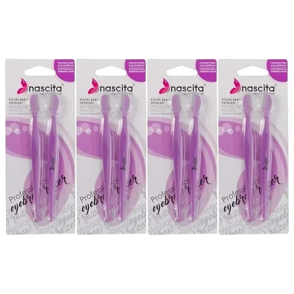 Nascita Profesyonel Kaş Usturası Çiftli (4 Lü Set)