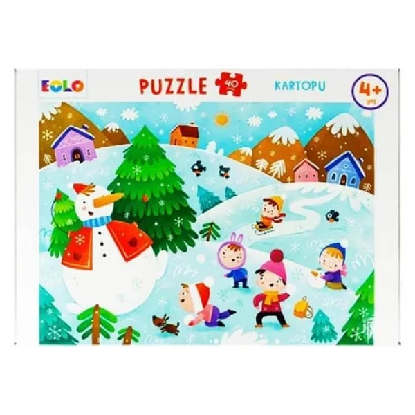 Eolo Kartopu 40 Parça Yer Puzzle - Görsel 3