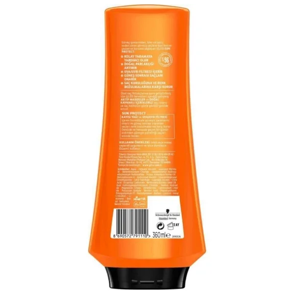 Gliss Sun Protect 360 Ml Saç Kremi - Görsel 5