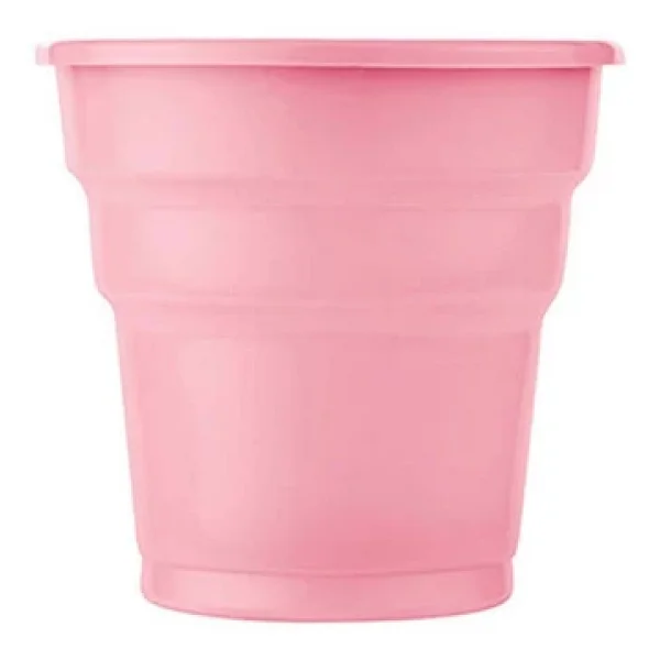 Roll-Up Roll-Up Party Dreams Parti Davet Piknik Renkli Plastik Sert Mika Bardak - Pembe - 25'li Paket - Görsel 4