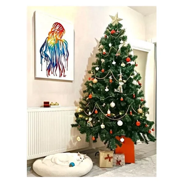 Winterfest Demir Ayaklı 800 Dal 210 Cm Yılbaşı Ağacı - Görsel 6