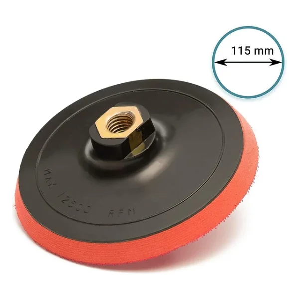 62 Parça 115 Mm Avuç Taşlama Cırt Zımpara Seti + Matkap Aparatı - Görsel 5