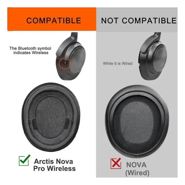 Steelseries Arctis Nova Pro Wireless Uyumlu Kulaklık Pedi - Görsel 3