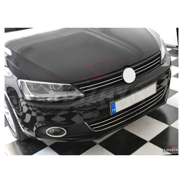 S-Dizayn Vw Jetta Krom U Formlu Ön Tampon Çıtası 1 Prç. 2011-2014 - Görsel 9