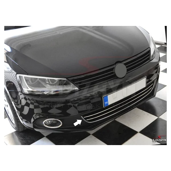 S-Dizayn Vw Jetta Krom U Formlu Ön Tampon Çıtası 1 Prç. 2011-2014 - Görsel 8