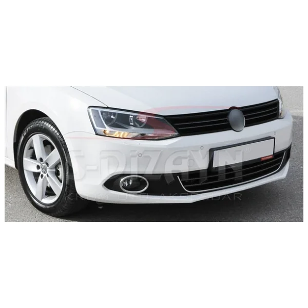 S-Dizayn Vw Jetta Krom U Formlu Ön Tampon Çıtası 1 Prç. 2011-2014 - Görsel 7