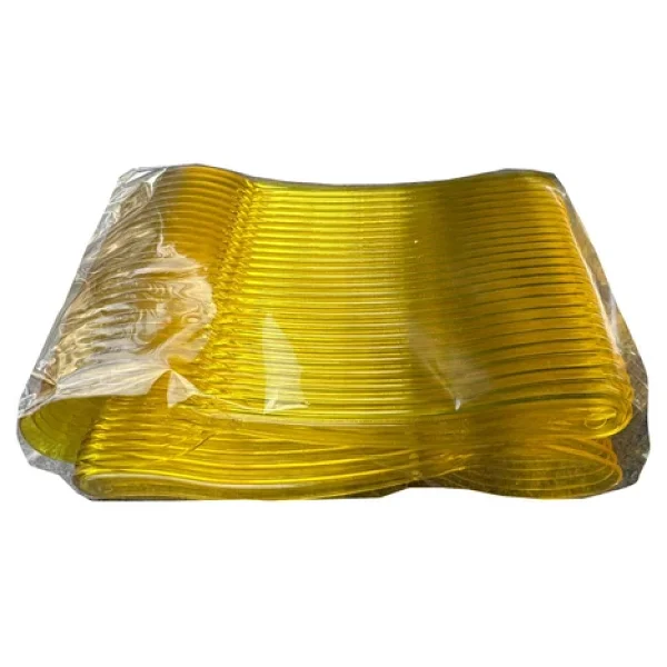 Plastik Şeffaf Sarı Sup Kaşık - Tatlı Dondurma Kaşığı - 12.5 Cm. - 50 Adetlik 3 Paket - Görsel 5