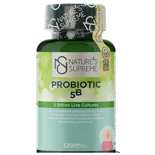 Nature's Supreme Probiotic 5b 120 Kapsül - Görsel 4