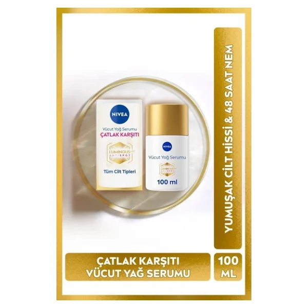 Nivea Luminous630 Çatlak Karşıtı Yağ Serumu 100 Ml - Görsel 9