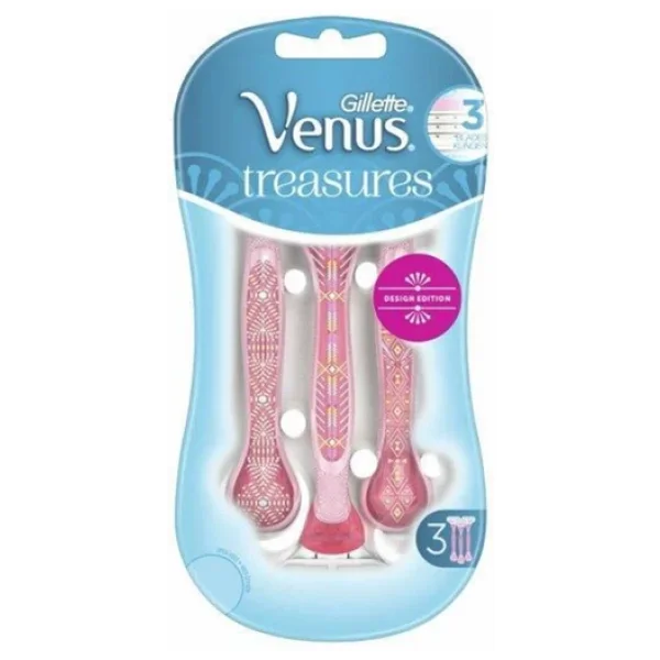 Gillette Venus Treasures 3'lü Kadın Tıraş Bıçağı - Görsel 5