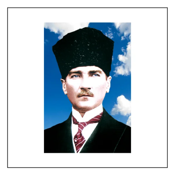 Atatürk Posteri - 4-400x600 Cm - Görsel 8