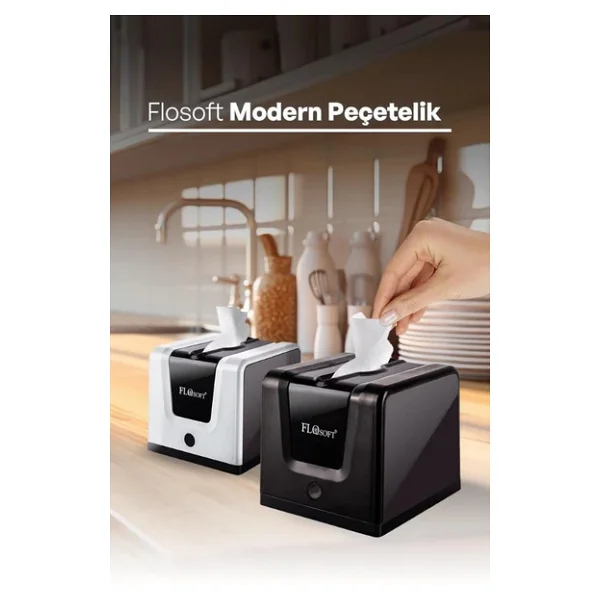 Flora Modern Peçetelik, Dekoratif Peçete Dispenseri Ve Düzenleyicisi F290 - Görsel 10