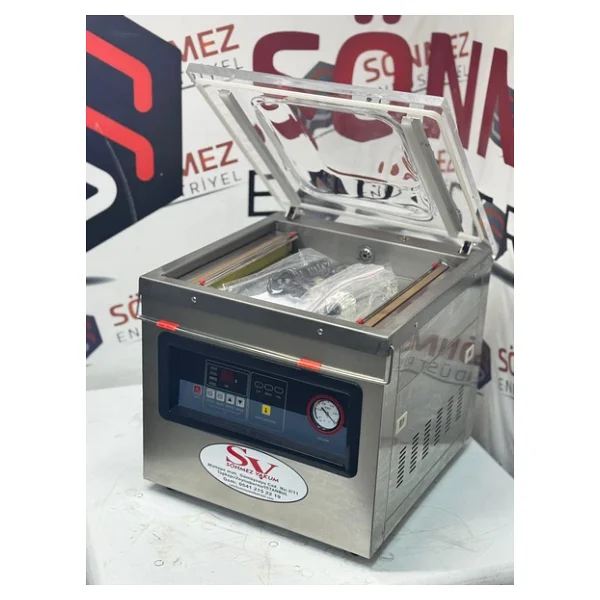 Sönmez Vakum 41 Cm Çift Çene Peynir Et Gıda Vakum Makinesi - Görsel 3