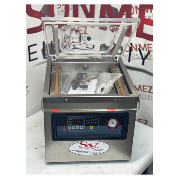 Sönmez Vakum 41 Cm Çift Çene Peynir Et Gıda Vakum Makinesi - Görsel 2