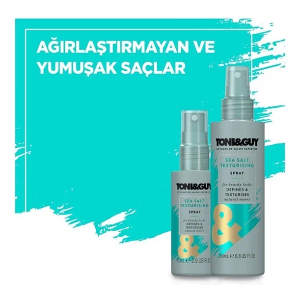 Toni&Guy Sea Salt Texturising 200 Ml Saç Spreyi - Görsel 5