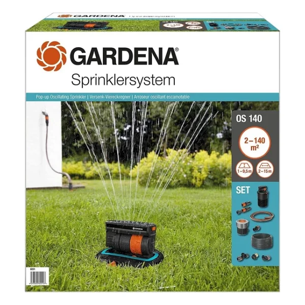 Gardena 8221 Salınımlı Pop-Up Fıskıye Seti Os 140 - Görsel 3