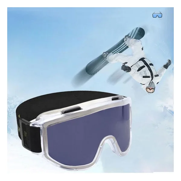 Kayak Gözlüğü Güneş Kar Gözlük Füme Snowboard Glasses Ekonomik Gözlük - Görsel 3