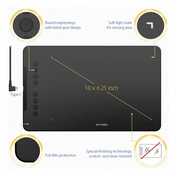 Xp-Pen Deco 01 V2 Grafik Tablet - Görsel 9