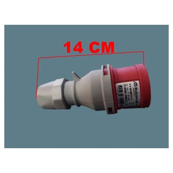 Mutlusan 5x16a Düz Fiş Cee Norm 3p+N+E Mut-101 - Görsel 4