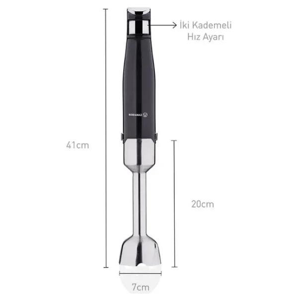 Korkmaz A448 Performix Siyah 1000 W Blender - Görsel 7