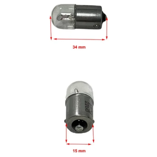Bosch 12v R5w 5w 67 Ba15s Büyük Geri Vites Ve Park Ampulü 10 Adet - Görsel 2