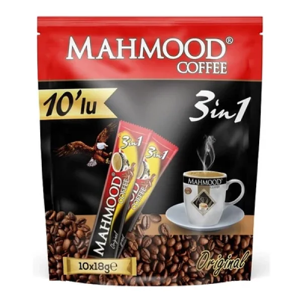 Mahmood Coffee 3'ü 1 Arada 18 Gr 10'lu Hazır Kahve - Görsel 8