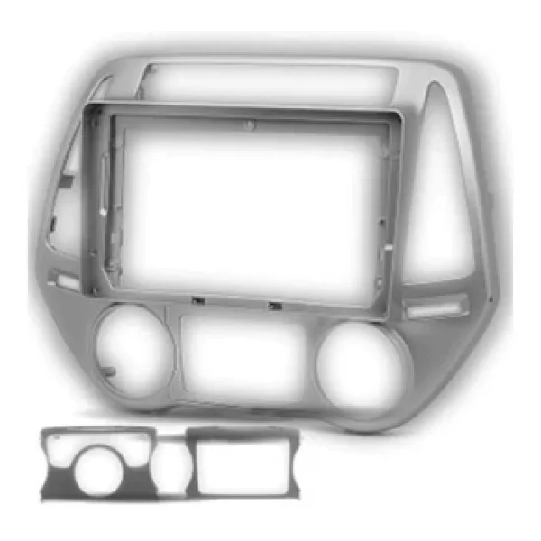For-X Hyundai İ20-2008-2012-Ac-Mc-9'' Multimedya Çerçevesi-Direksiyon Uyumlu-Soketli-Teknik Destekli - Görsel 4