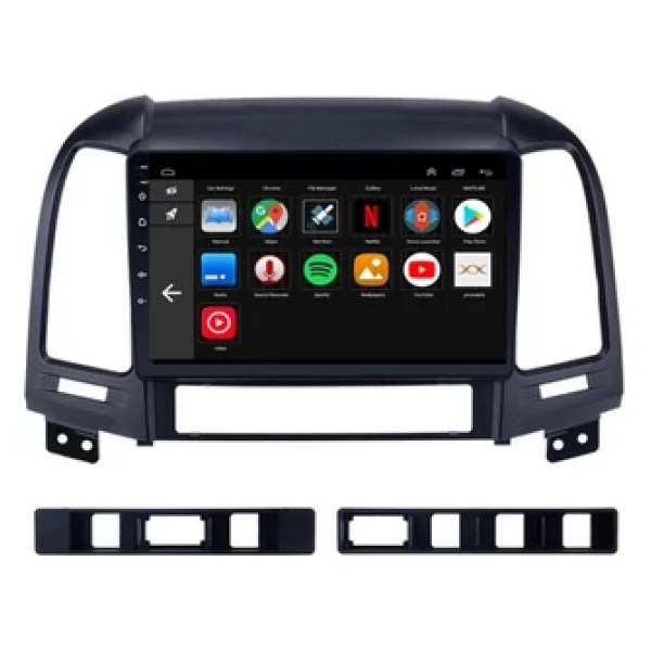 For-X Hyundai Santafe-2006-2012-9''multimedya Çerçevesi-Direksiyon Uyumlu-Soketli-Teknik Destekli - Görsel 3