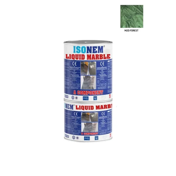 Isonem Liquid Marble 0.5 Kg Tezgah Ve Zemin Kaplama Malzemesi - Görsel 8