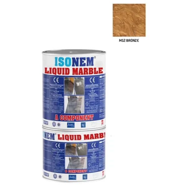 Isonem Liquid Marble 0.5 Kg Tezgah Ve Zemin Kaplama Malzemesi - Görsel 4
