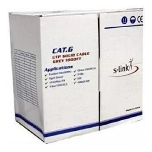 S-Link Sl-Cat608 Utp 305 M Gri Cat6 Network Kablosu - Görsel 5