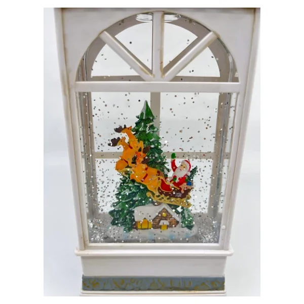 Işıklı Ve Müzikli Kar Küresi - Noel Baba Ve Geyikleri - Görsel 3