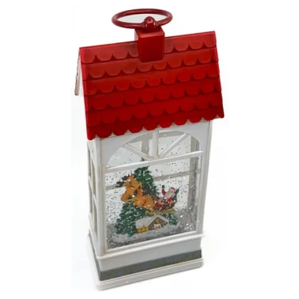 Işıklı Ve Müzikli Kar Küresi - Noel Baba Ve Geyikleri - Görsel 4