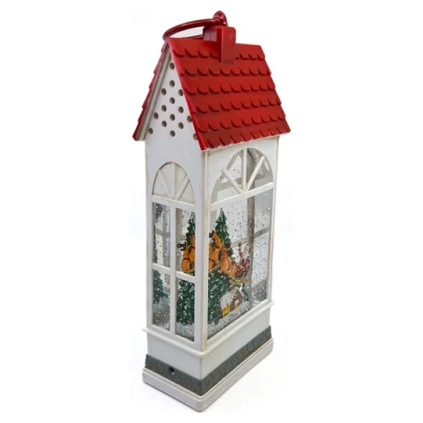 Işıklı Ve Müzikli Kar Küresi - Noel Baba Ve Geyikleri - Görsel 5