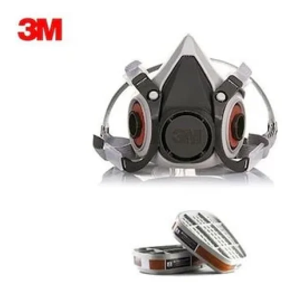 3m 6200 Yarım Yüz Maskesi + 6059 Abek1 Maske Filtresi Set - Görsel 5