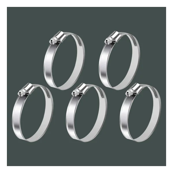 Hortum Kelepçesi Tork Ayarlı 25x42 Mm Paslanmaz Çelik Boru Metal Kelepçe Ayarlanabilir Klips 5 Adet - Görsel 8
